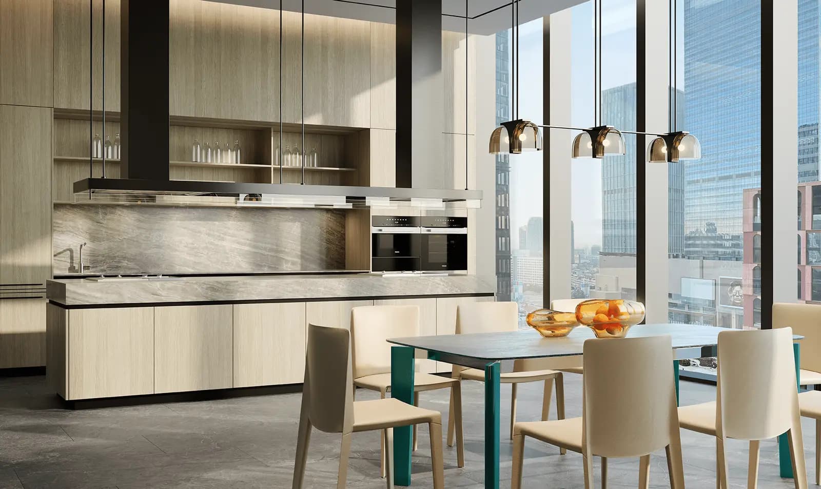 Culinary Studio, computer-generated image from the official EI8HTEEN SEVEN website