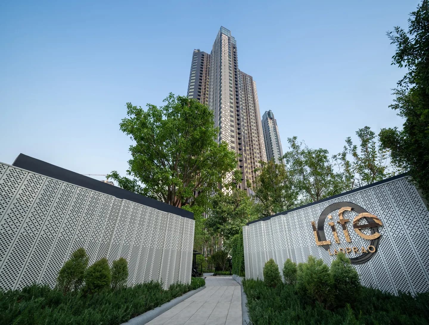 Life Ladprao condominium towers in Bangkok